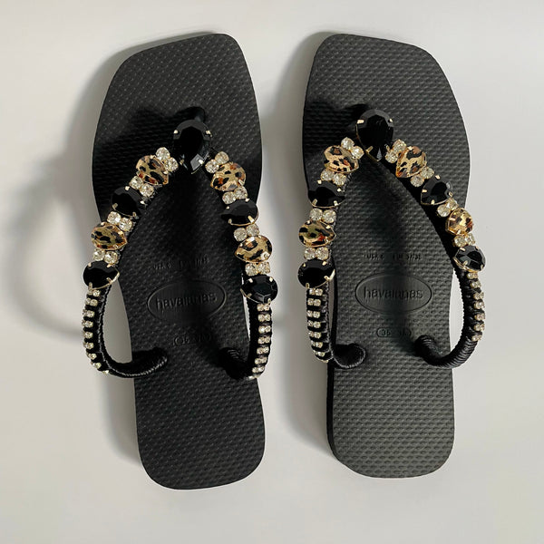 Havaianas Leopard Print Flip-Flops