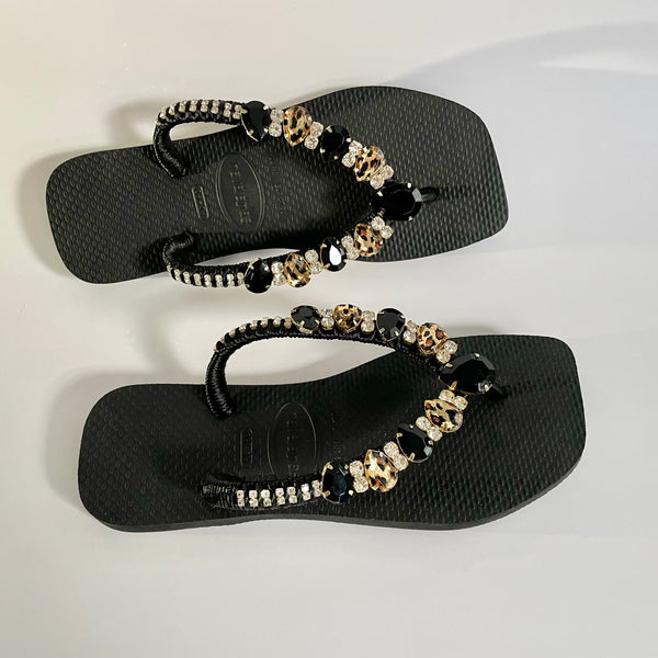 Havaianas Leopard Print Flip-Flops